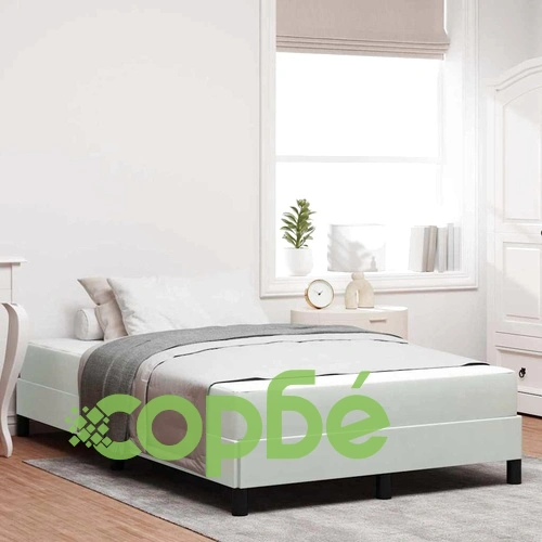 Континентално легло с матрак светлосиво 120x200 см кадифе ➤ топ цена ➤ sorbe.bg