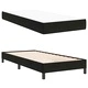 Континентално легло с матрак черно 90x210 см кадифе