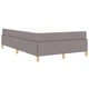 Легло с пружинирана основа и матрак Taupe 120x190 см текстил