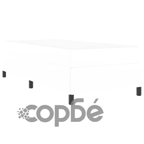 Легло с матрак бяло 90x200 см от изкуствена кожа с ламелна рамка ➤ топ цена ➤ sorbe.bg