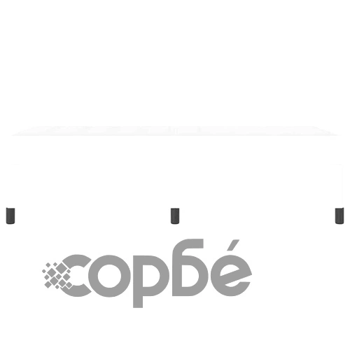 Легло с матрак бяло 90x200 см от изкуствена кожа с ламелна рамка ➤ топ цена ➤ sorbe.bg