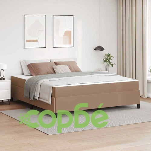 Рамка за легло с матрак 180x200 см капучино изкуствена кожа ➤ топ цена ➤ sorbe.bg
