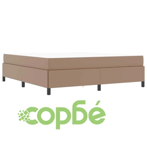 Рамка за легло с матрак 180x200 см капучино изкуствена кожа ➤ топ цена ➤ sorbe.bg