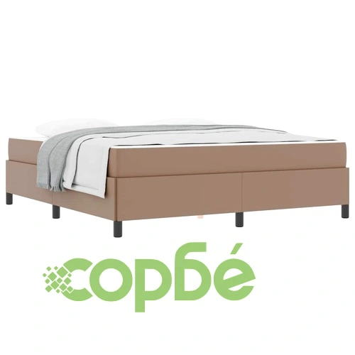 Рамка за легло с матрак 180x200 см капучино изкуствена кожа ➤ топ цена ➤ sorbe.bg