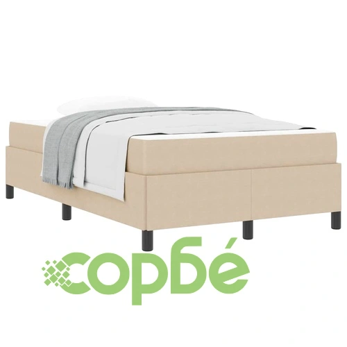 Легло с матрак кадифе светлосиво-зелено 120x190 см инженерна дървесина ➤ топ цена ➤ sorbe.bg