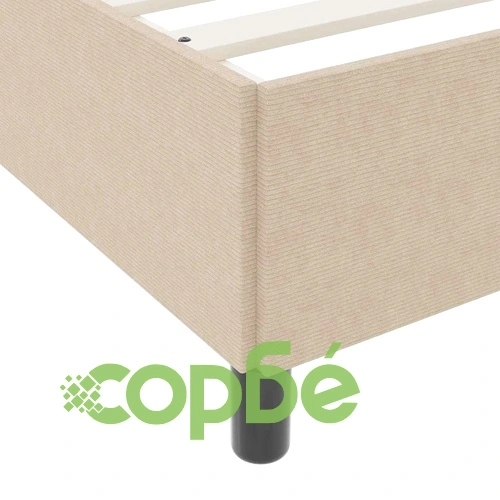 Рамка за легло с матрак светлосиво-зелена 120x200 см кадифе ➤ топ цена ➤ sorbe.bg