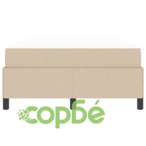 Рамка за легло с матрак светлосиво-зелена 120x200 см кадифе ➤ топ цена ➤ sorbe.bg