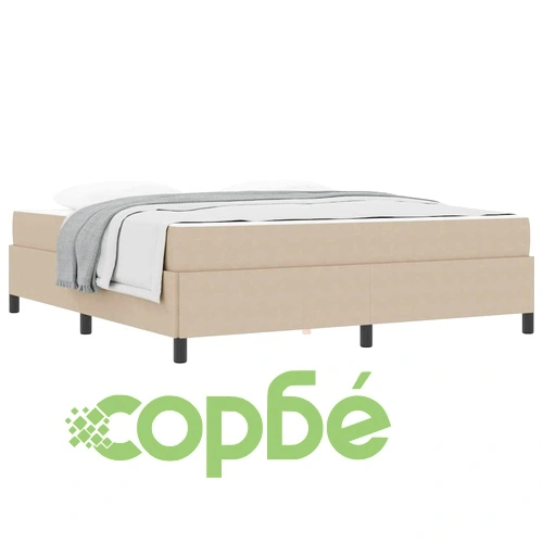 Рамка за легло с матрак светлосиво-зелена 180x200 см кадифе ➤ топ цена ➤ sorbe.bg