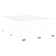 Легло с матрак от изкуствена кожа бяло 160x200 см с хромирани крака