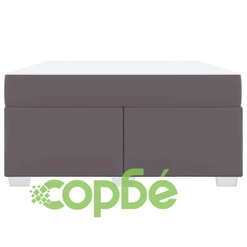 Рамка за легло с матрак сива 160x200 см изкуствена кожа ➤ топ цена ➤ sorbe.bg