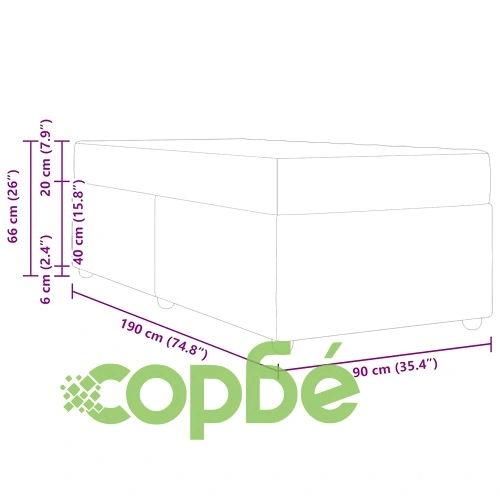 Рамка за легло с матрак от текстил черна 90x190 см с дървена основа ➤ топ цена ➤ sorbe.bg