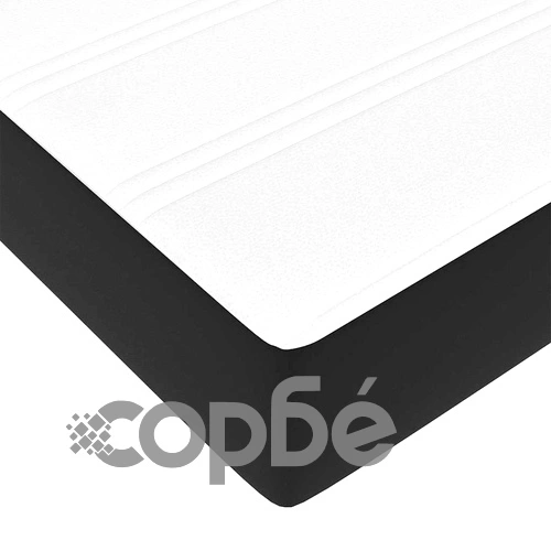 Рамка за легло с матрак от изкуствена кожа черна 160x200 см с място за съхранение ➤ топ цена ➤ sorbe.bg