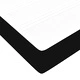 Отоманско легло с матрак черно 140x190 см текстил с място за съхранение