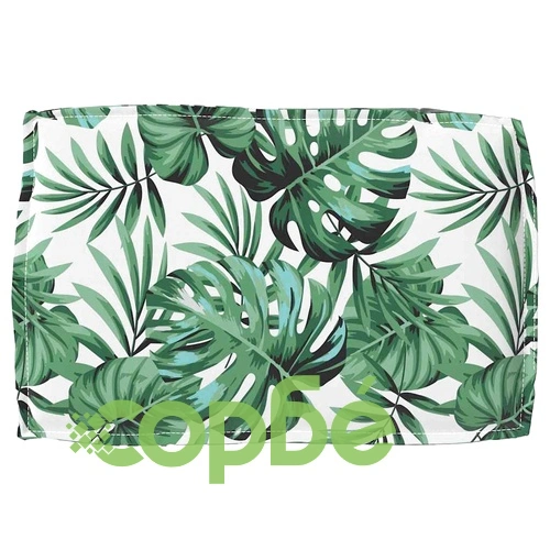 Комплект възглавници за палет 3 части с мотив листа - Оксфорд тъкан 120x50x12 см ➤ топ цена ➤ sorbe.bg