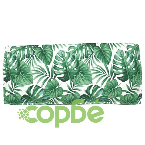 Комплект възглавници за палет 3 части с мотив листа - Оксфорд тъкан 120x50x12 см ➤ топ цена ➤ sorbe.bg