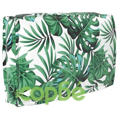 Комплект възглавници за палет 3 части с мотив листа - Оксфорд тъкан 120x50x12 см ➤ топ цена ➤ sorbe.bg