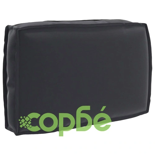 Комплект възглавници за палет 3 броя черни 120x60x12 см оксфордска тъкан ➤ топ цена ➤ sorbe.bg