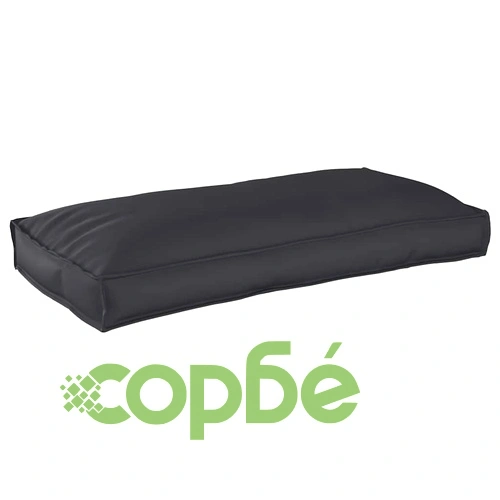 Комплект възглавници за палет 3 броя черни 120x60x12 см оксфордска тъкан ➤ топ цена ➤ sorbe.bg