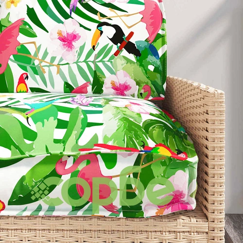 Комплект възглавници за палет 3 части - многоцветна оксфордска тъкан 120x60 см ➤ топ цена ➤ sorbe.bg