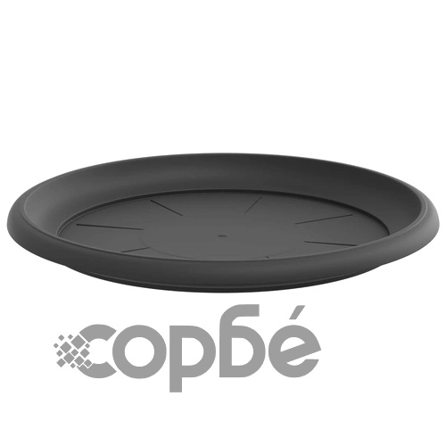 Саксии за растения 24 бр. черни Ø 39 x 32 см пластмаса ➤ топ цена ➤ sorbe.bg