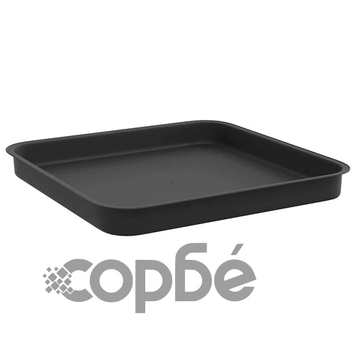 Пластмасови саксии за растения 33x33x26 см, черни - комплект 24 броя ➤ топ цена ➤ sorbe.bg