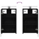 Комплект шкафове за баня 3 бр. от инженерно дърво, 90 x 10,5 x 50 см