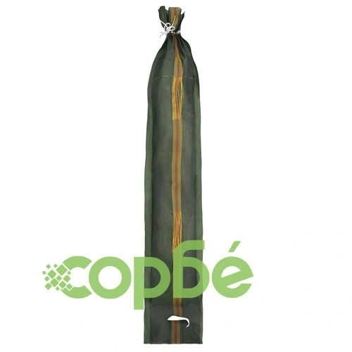 Торби за пясък 100 бр., тъмнозелени, 100 x 25 см, HDPE ➤ топ цена ➤ sorbe.bg