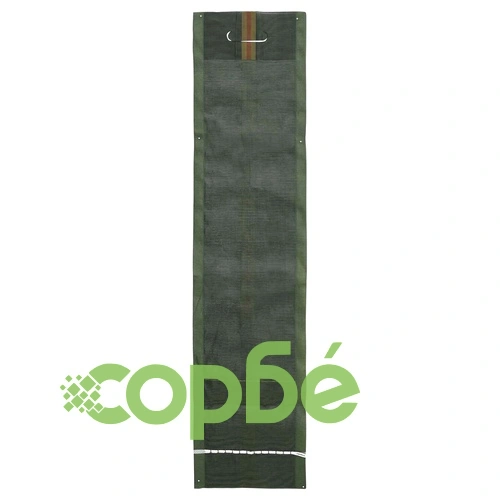 Торби за пясък 100 бр., тъмнозелени, 100 x 25 см, HDPE ➤ топ цена ➤ sorbe.bg