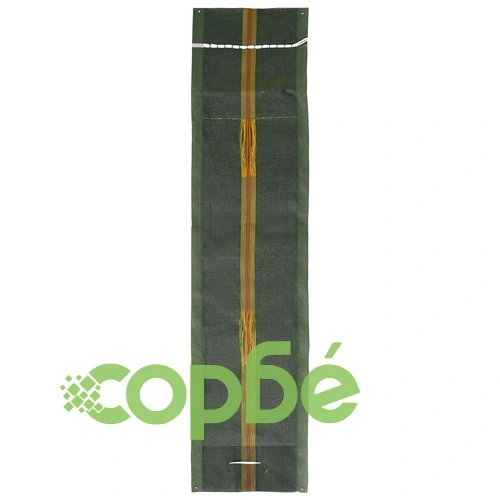 Торби за пясък 100 бр., тъмнозелени, 100 x 25 см, HDPE ➤ топ цена ➤ sorbe.bg