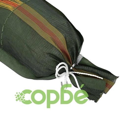 Торби за пясък 100 бр., тъмнозелени, 100 x 25 см, HDPE ➤ топ цена ➤ sorbe.bg