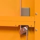 Шкаф за съхранение Горчично жълто 90 x 40 x 140 см Стомана, 2 броя