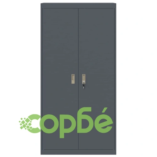Шкаф за съхранение Антрацит 90 x 40 x 180 см, Стомана, 2 броя ➤ топ цена ➤ sorbe.bg