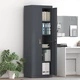 Шкаф за съхранение Антрацит 60 x 40 x 180 см Стомана, 2 броя