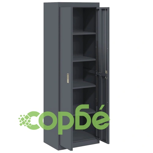 Шкаф за съхранение Антрацит 60 x 40 x 180 см Стомана, 2 броя ➤ топ цена ➤ sorbe.bg