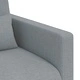 Комплект дивани 2 броя, метална рамка, светлосив текстил, 158x78x80 см и 78x78x80 см