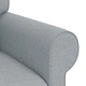 Комплект дивани 2 бр. Светлосиво, метална рамка