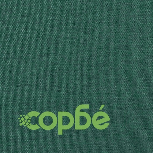 Комплект диван 2 части, метална рамка, тъмнозелен текстил, 180 см ➤ топ цена ➤ sorbe.bg