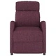 Реклайнер стол лилав текстил 65x97x104.5 см с 3 позиции