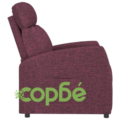 Реклайнер стол лилав текстил 65x97x104.5 см с 3 позиции ➤ топ цена ➤ sorbe.bg