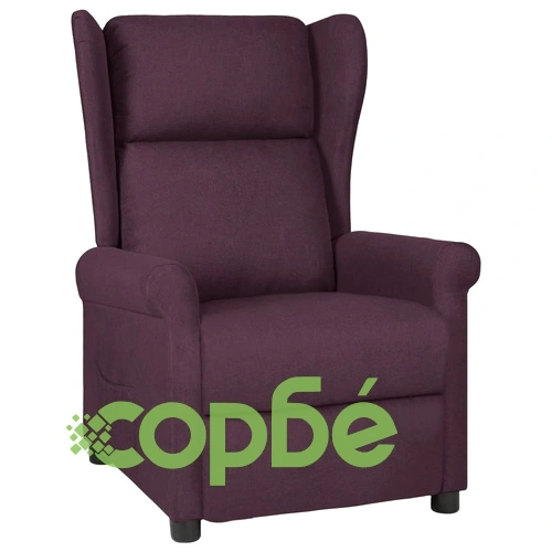 Стол реклайнер лилав от текстил с 3 позиции на наклон ➤ топ цена ➤ sorbe.bg