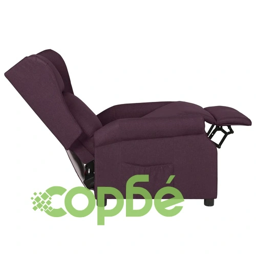 Стол реклайнер лилав от текстил с 3 позиции на наклон ➤ топ цена ➤ sorbe.bg