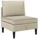 Комплект мебели за всекидневна 6 части - пясъчен текстил