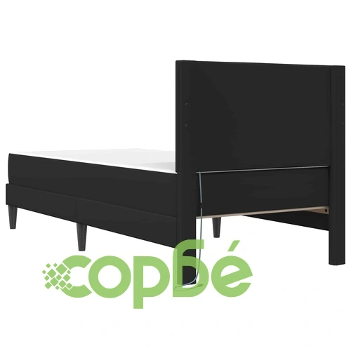Рамка за легло с LED светлини и табла от изкуствена кожа, 2 части ➤ топ цена ➤ sorbe.bg
