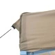 Парти шатра Pop-Up 580 x 292 x 315 см, Оксфордска тъкан, Таупе