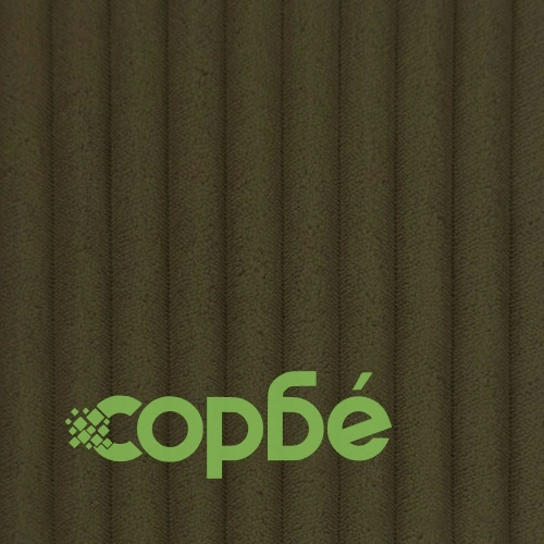 Комплект дивани, 2 броя, зелен полиестер, метална рамка ➤ топ цена ➤ sorbe.bg