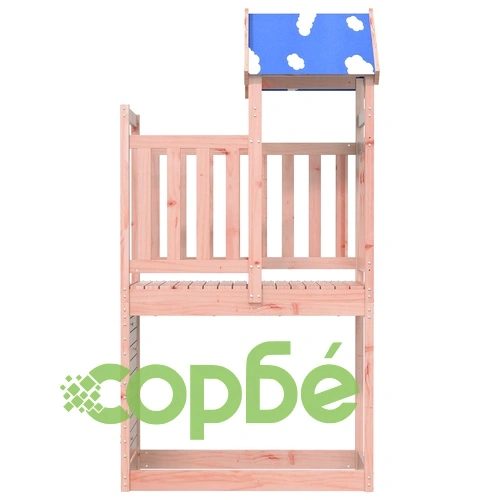 Игрална кула от дъгласова дървесина, 110.5 x 52.5 x 215 см, Кафяво ➤ топ цена ➤ sorbe.bg