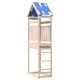 Игрална кула Кафяво 52,5 x 85 x 265 см Масивно Борово Дърво
