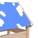 Игрална кула Кафяво 85 x 52,5 x 239 см от Масивно Борово Дърво