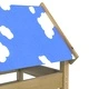 Игрална кула Кафяво 85 x 52,5 x 239 см Солидна импрегнирана дървесина