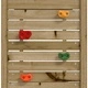 Игрална кула Кафяво 53 x 110,5 x 214 см Солидна импрегнирана дървесина